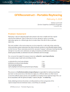 GFXR - Portable Raytracing doc thumb